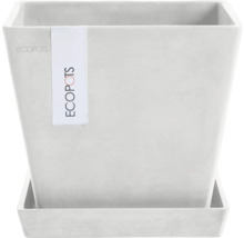 Ecopots Pflanzgefäß mit Untersetzer