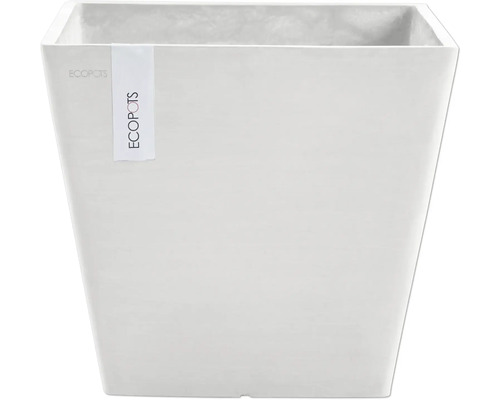 Eckiger Pflanztopf aus Kunststoff