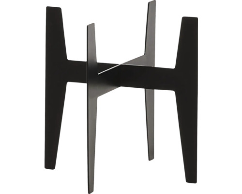 Schwarzer Pflanzenständer aus Metall