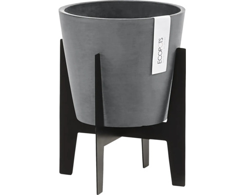 Blumentopf mit Holzgestell