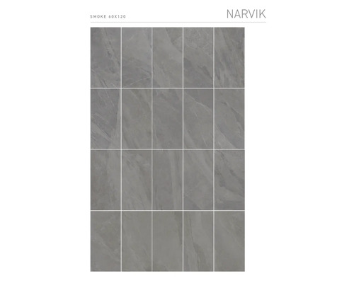 Narvik Smoke Fliesen, 60x120 cm, für Wand und Boden