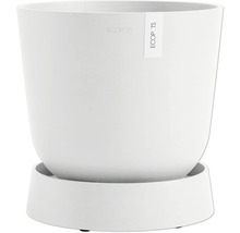 Blumentopf aus Kunststoff mit Untersetzer