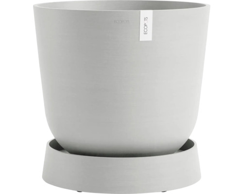 Blumentopf aus Kunststoff mit Untersetzer