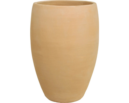 Pflanztopf Sori Terrakotta Ø 33 cm H 47 cm braun Ovaler Pflanztopf aus Terrakotta