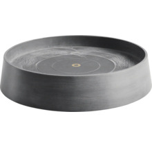 Runder Pflanzgefäßuntersetzer aus Kunststoff