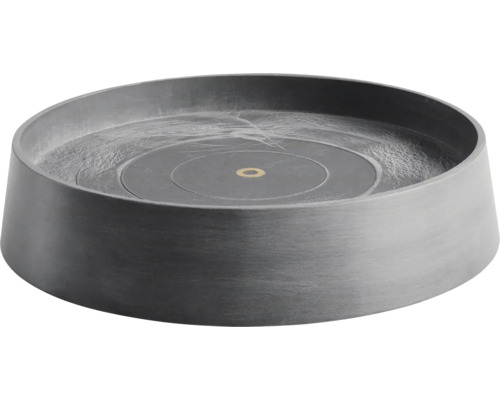 Runder Pflanzgefäßuntersetzer aus Kunststoff