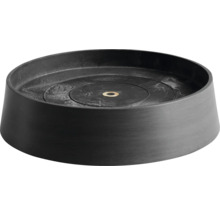 Schwarze Springbrunnenwanne aus Kunststoff