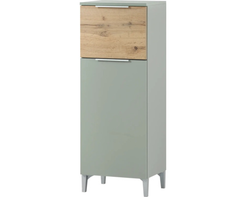 Highboard Möbelpartner Smilla 40.3x109.6x31.9 cm pistazie-eiche