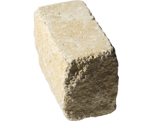 Einzelner Mauerstein aus Naturstein