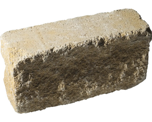 Einzelner Mauerstein aus Beton