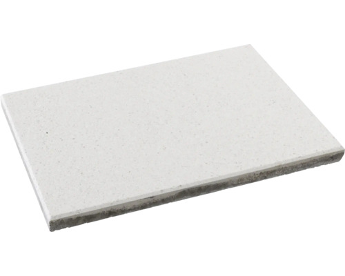 Weiße Terrassenplatte aus Beton