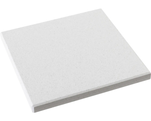 Quadratische, helle Betonplatte für den Außenbereich