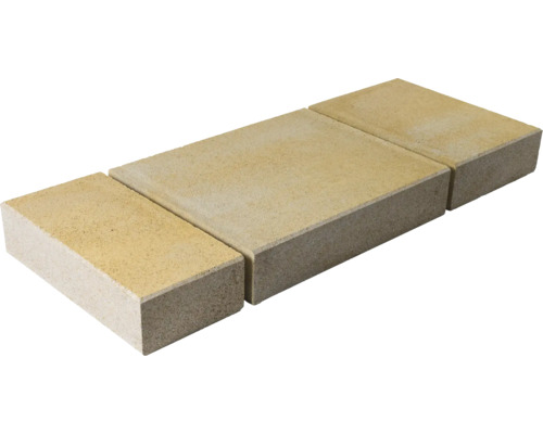 Drei Pflastersteine aus Stein