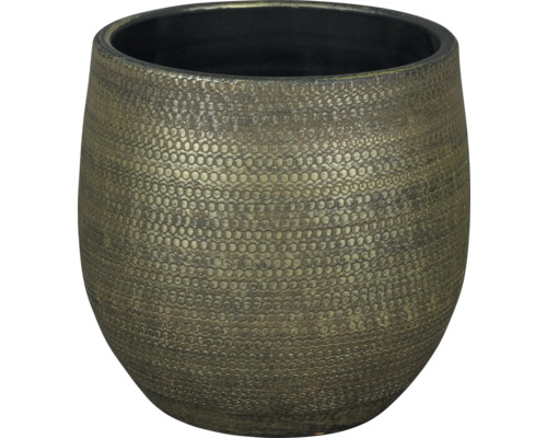 Blumentopf mit geprägter Oberfläche
