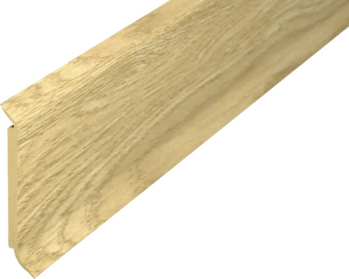 Kernsockelleiste Oak Natur 15x60x2500 mm