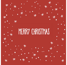 Weihnachtsgrußkarte mit Schneeflockenmuster