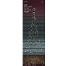 Dekorativer, beleuchteter Tannenbaum mit Funkel-Effekt für den Außenbereich