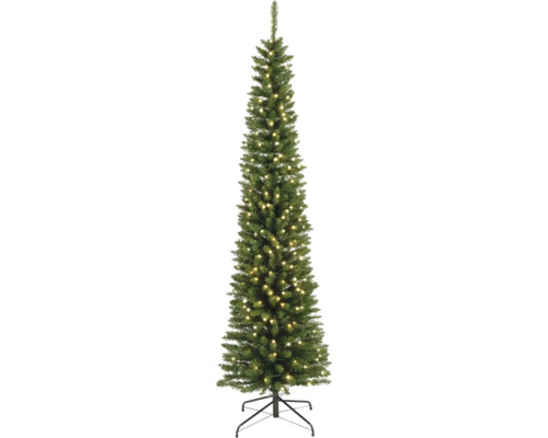 Christbaum Everlands Kunststoff Ø 70 cm Höhe: 240 cm inkl. LED grün