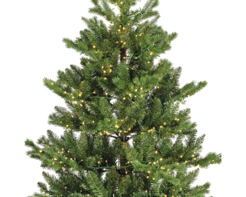 Künstlicher Christbaum mit integrierter Beleuchtung.