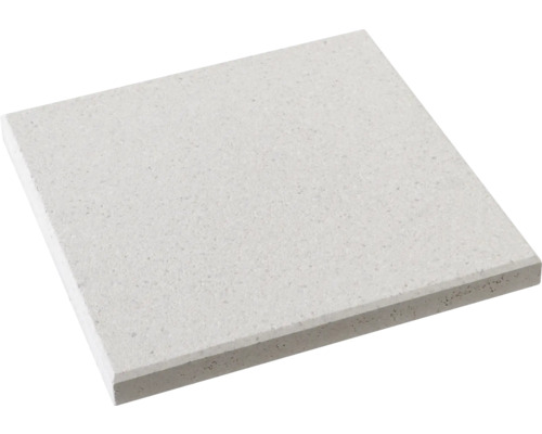 Einzelne helle Terrassenplatte aus Steinzeug