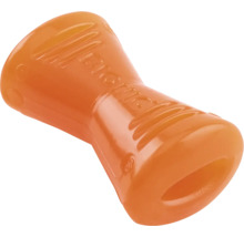 Orangenes Major Dog Hundespielzeug aus Gummi