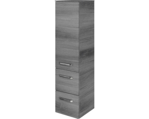 Midischrank Jungborn Ventitre 30x121x33 cm graphit struktur quer holzdekor