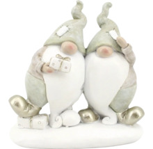 Dekorative Zwergenfigur mit Geschenken
