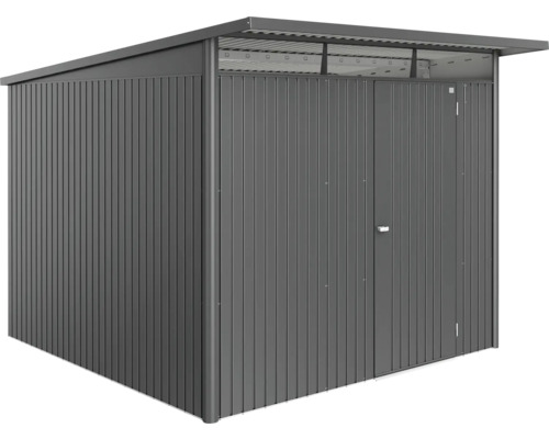 Geräteschuppen aus Metall mit Doppeltür