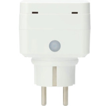 Smart Stecker Nedis® Zigbee 3680 W, weiß, IP 44