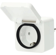 Smart Stecker Nedis® Zigbee 3680 W, weiß, IP 44