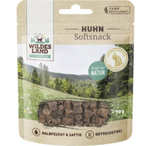 Wildes Land Hühnchen Softsnack für Hunde, 70 Gramm