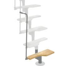 Treppengeländer mit Holzstufe