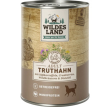 Dose Wildes Land Hundefutter mit Truthahn für erwachsene Hunde