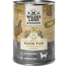 Wildes Land Hundenassfutter Huhn Pur für ausgewachsene Hunde
