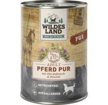 Wildes Land Hundefutter Adult Pferd Pur