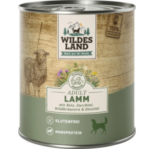 Wildes Land Adult Lamm Nassfutter für Hunde im Konservendose