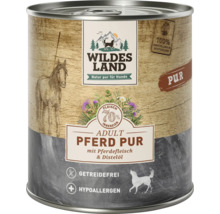 Wildes Land Hundefutter Adult Pferd Pur, getreidefrei und hypoallergen