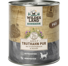 Wildes Land Hundefutter Dose mit Truthahn für ausgewachsene Hunde