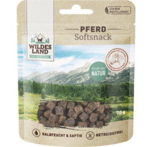 Wildes Land Pferd Softsnack für Hunde in einer 70 Gramm Packung