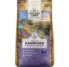 Wildes Land Adult Kaninchen Trockenfutter für Hunde, 12 kg