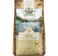 Wildes Land Adult Entenfutter für Hunde, 12 kg