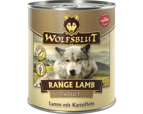 Hundefutter nass WOLFSBLUT Range Lamb Adult 800 g