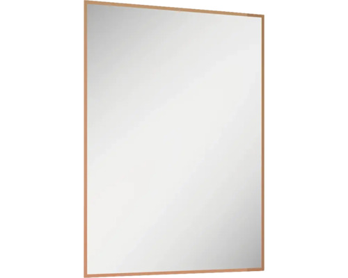 LED Rahmenspiegel Jungborn Square 60x80x2.7 cm rosegold