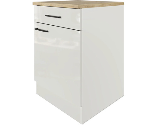 Unterschrank mit zwei Schubladen und Arbeitsplatte