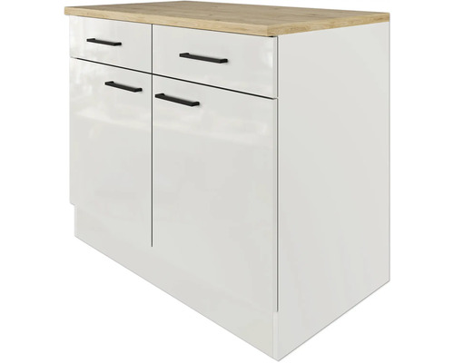 Kücheninsel mit vier Schubladen und zwei Türen