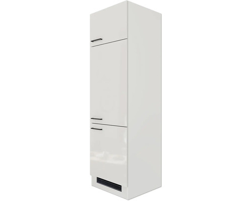 Hoher Küchenschrank mit Schubladen und Abluftgitter