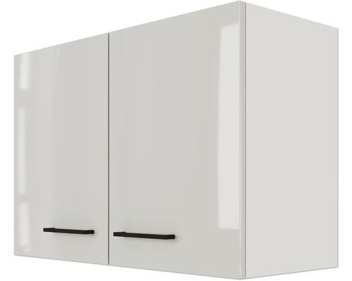 Hängeschrank mit zwei Türen und Griffen