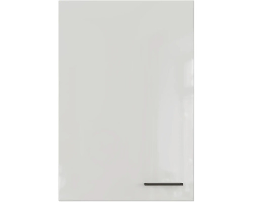 Hängeschrank Flex Well Lund lichtgrau/rauchgrau 60x89x32 cm mit Drehtür