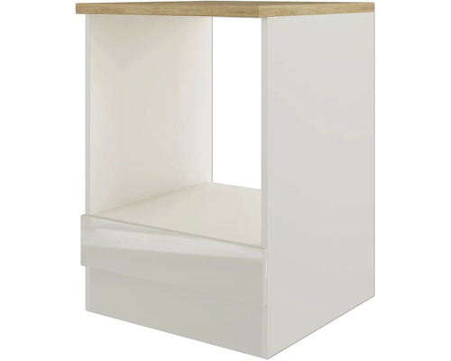 Unterschrank mit Schublade und Holzarbeitsplatte