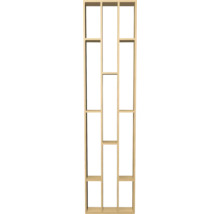 Holzregal mit mehreren Fächern